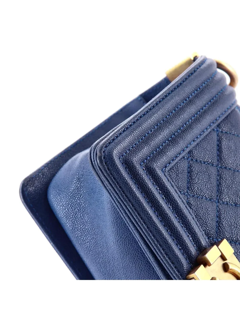Chanel Boy Flap Bag Quilted Caviar #231872C49B